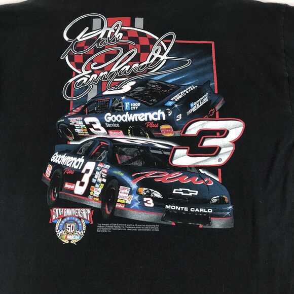 Vintage Competitors View Dale Earnhardt Racing T-Shirt sz L - Picture 10 of 11